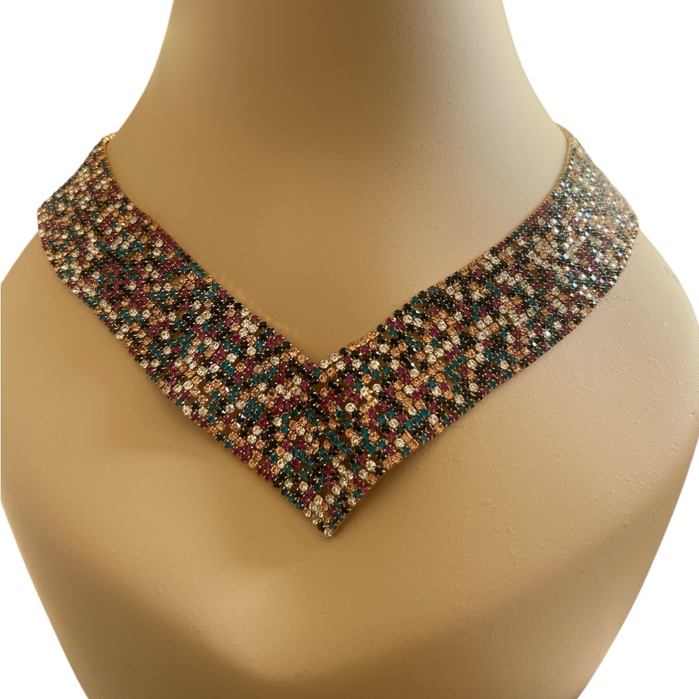 Multicolor Statement Necklace New - image 1